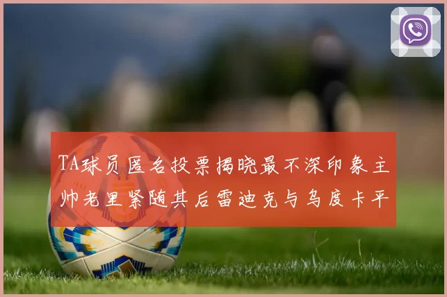 TA球员匿名投票揭晓最不深印象主帅老里紧随其后雷迪克与乌度卡平分秋色